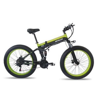 Batería de 15AH 26x4.0 pulgadas Bicicleta eléctrica con motor de 1000W de alta potencia y engranaje de 7 velocidades
