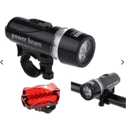 Alta luminosidad de la bicicleta trasera girando luz haz de luz 5 LED Accesorios de la bicicleta Combo Set