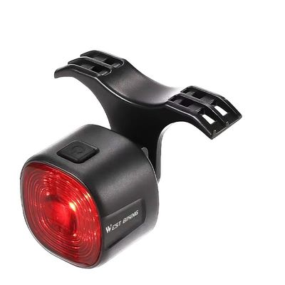 33*30*33mm WEST BIKING Luz de freno de bicicleta con LED de señal de giro y carga tipo C