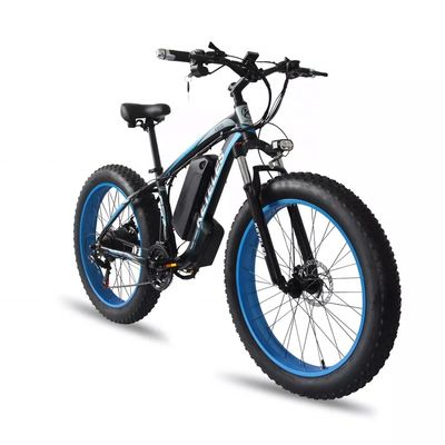 1000W Motor 18AH Batería 26&quot; Fat Pneumático Bicicleta eléctrica alcance por potencia 31 60 km EU Stock