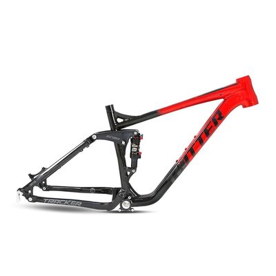 AL7005 Cuadro de bicicleta de montaña de doble suspensión 120 mm Viaje para bicicletas de descenso de 17 19 pulgadas