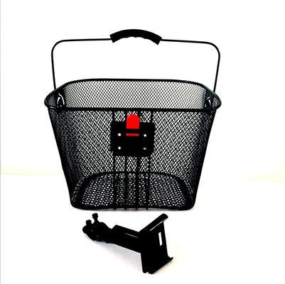 Cestión de almacenamiento conveniente para MTB Bicicleta universal Cestión de hierro delantera de la bicicleta 0,95 kg