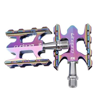 Rodamiento DU Ultraligero Rodamiento MTB Ruta Plegable Bicicleta CNC Pedal de pie 2021 Producto