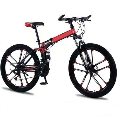 26 pulgadas Opp Bolsa 10 Pcs Hombres de acero bicicleta de montaña con freno de disco y tenedor de aluminio
