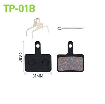 calidad  BB5 BB7 Bike Disc Brake Pads Semi-Metallic Material for Smooth and Braking 35x30.5mm fábrica