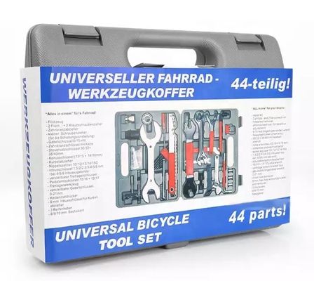 Kit de herramientas de reparación de bicicletas portátiles 44pcs para bicicletas de montaña y de carretera Tamaño de embalaje 34*32.5*28cm
