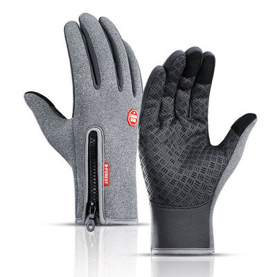 Unisex pantalla táctil Guantes de invierno para ciclismo Guantes cálidos para todo el dedo Guantes para bicicleta Esquí