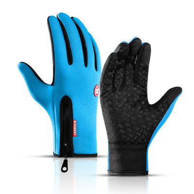 Unisex pantalla táctil Guantes de invierno para ciclismo Guantes cálidos para todo el dedo Guantes para bicicleta Esquí