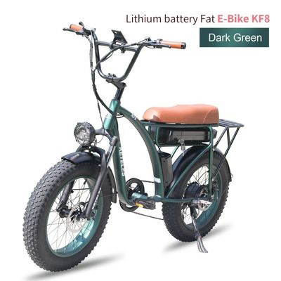 Bicicleta eléctrica de 20 pulgadas de neumáticos gordos con capacidad de batería de 23AH y engranajes de 7 velocidades en stock de la UE
