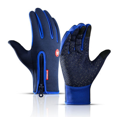 Unisex pantalla táctil Guantes de invierno para ciclismo Guantes cálidos para todo el dedo Guantes para bicicleta Esquí