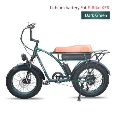 Bicicleta eléctrica de 20 pulgadas de neumáticos gordos con capacidad de batería de 23AH y engranajes de 7 velocidades en stock de la UE
