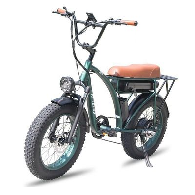 Capacidad de la batería de 23AH 1000W 2000W Motor de 20 pulgadas Fat Bike Bicicleta eléctrica soporte personalizado