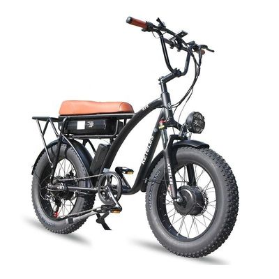 Capacidad de la batería de 23AH 1000W 2000W Motor de 20 pulgadas Fat Bike Bicicleta eléctrica soporte personalizado