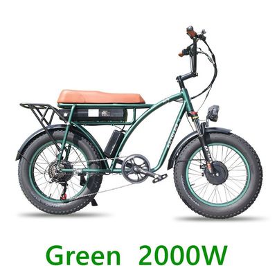 Bicicleta eléctrica de batería de litio de 48V 23Ah con freno de disco mecánico y motor potente