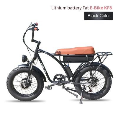Bicicleta eléctrica de batería de litio de 48V 23Ah con freno de disco mecánico y motor potente