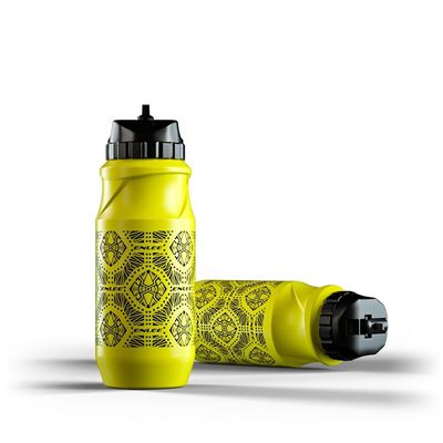 Grado alimenticio botella de bicicletas de silicona multicolor 215*80*80 mm Capacidad 650ml ejercicio al aire libre
