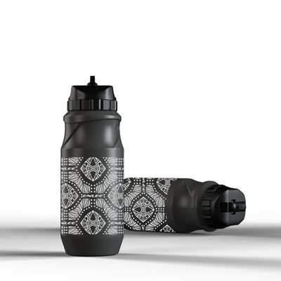Grado alimenticio botella de bicicletas de silicona multicolor 215*80*80 mm Capacidad 650ml ejercicio al aire libre