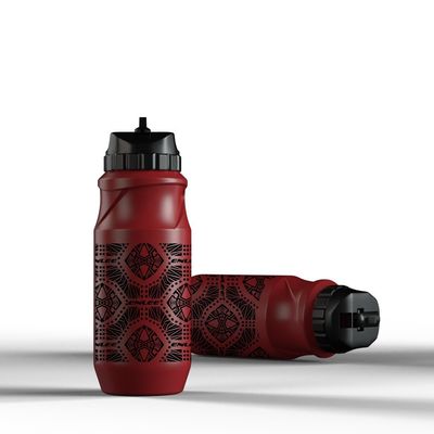 Grado alimenticio botella de bicicletas de silicona multicolor 215*80*80 mm Capacidad 650ml ejercicio al aire libre