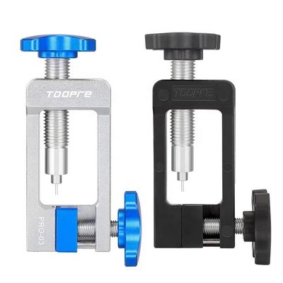 Acero de aleación de aluminio multifunción herramienta de inserción de aguja de la bicicleta de cinco líneas de truncamiento del cuerpo