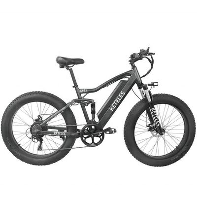 Cuadro de aleación de aluminio 48V 13AH Batería de litio neumático graso bicicleta eléctrica con motor de 1000W