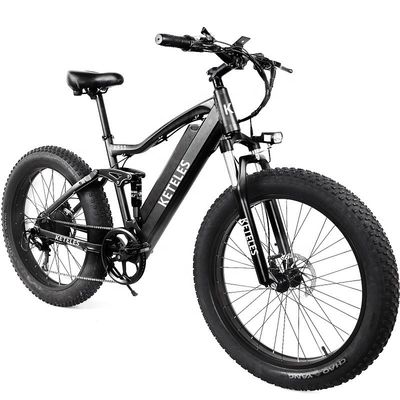 Cuadro de aleación de aluminio 48V 13AH Batería de litio neumático graso bicicleta eléctrica con motor de 1000W