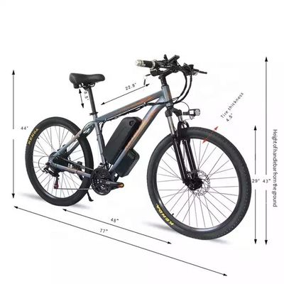 Batería de litio de 48V 18Ah 1000W Motor 29 &quot;Bicicleta de montaña eléctrica con ancho de neumático 26 * 1.95