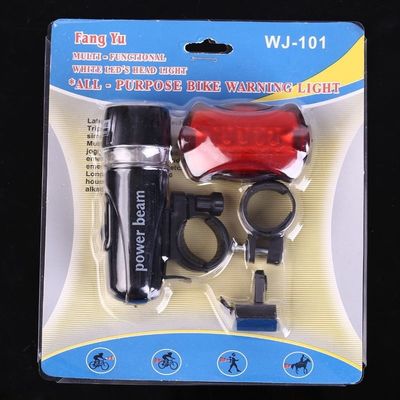 Alta luminosidad de la bicicleta trasera girando luz haz de luz 5 LED Accesorios de la bicicleta Combo Set