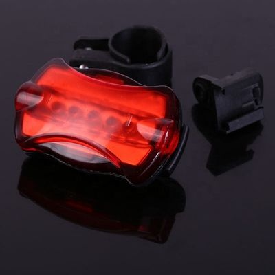 Alta luminosidad de la bicicleta trasera girando luz haz de luz 5 LED Accesorios de la bicicleta Combo Set
