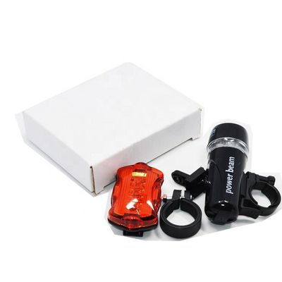 Alta luminosidad de la bicicleta trasera girando luz haz de luz 5 LED Accesorios de la bicicleta Combo Set