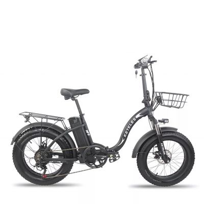 EU Stock Motor de 250W con batería de litio de 15AH E-Bike plegable con y neumático de grasa de 20x4.0 pulgadas