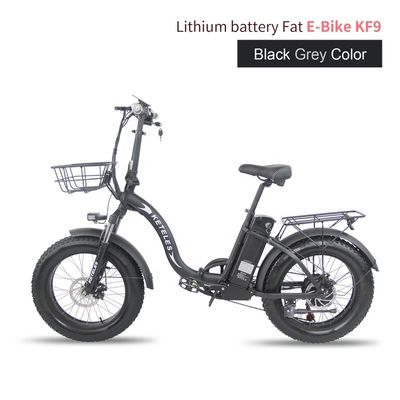 EU Stock Motor de 250W con batería de litio de 15AH E-Bike plegable con y neumático de grasa de 20x4.0 pulgadas