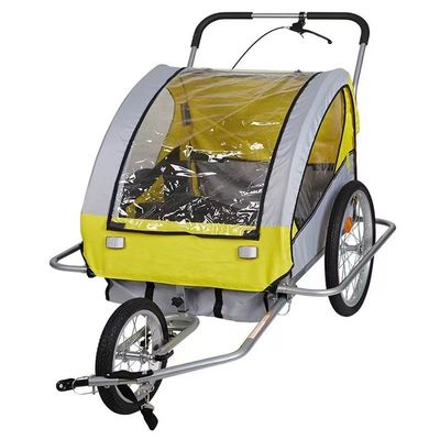 Bicicleta de aluminio 2021 Baby Trailer para niños 2 porta MTB 14' rueda delantera y 20' ruedas traseras