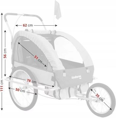 Bicicleta de aluminio 2021 Baby Trailer para niños 2 porta MTB 14' rueda delantera y 20' ruedas traseras