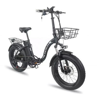 Bicicleta plegable eléctrica de batería de litio de 15AH EU Depósito Dropshipping con motor de 250W