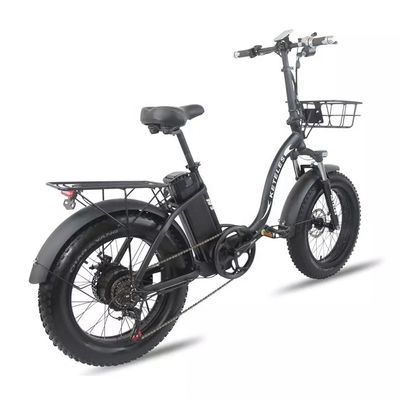 Bicicleta plegable eléctrica de batería de litio de 15AH EU Depósito Dropshipping con motor de 250W