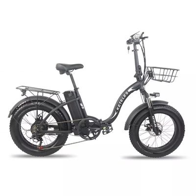 Bicicleta plegable eléctrica de batería de litio de 15AH EU Depósito Dropshipping con motor de 250W