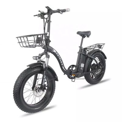 Bicicleta plegable eléctrica de batería de litio de 15AH EU Depósito Dropshipping con motor de 250W