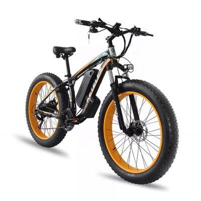 1000W Motor 18AH Batería 26&quot; Fat Pneumático Bicicleta eléctrica alcance por potencia 31 60 km EU Stock