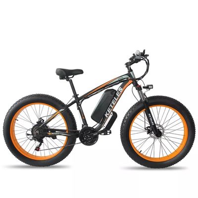 1000W Motor 18AH Batería 26&quot; Fat Pneumático Bicicleta eléctrica alcance por potencia 31 60 km EU Stock
