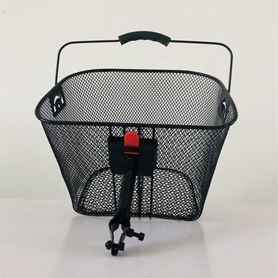 Cestión de almacenamiento conveniente para MTB Bicicleta universal Cestión de hierro delantera de la bicicleta 0,95 kg