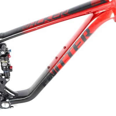 AL7005 Cuadro de bicicleta de montaña de doble suspensión 120 mm Viaje para bicicletas de descenso de 17 19 pulgadas