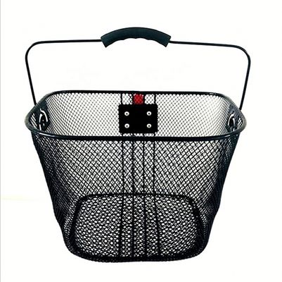 Cestión de almacenamiento conveniente para MTB Bicicleta universal Cestión de hierro delantera de la bicicleta 0,95 kg
