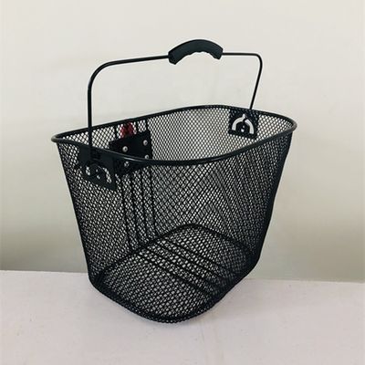Cestión de almacenamiento conveniente para MTB Bicicleta universal Cestión de hierro delantera de la bicicleta 0,95 kg