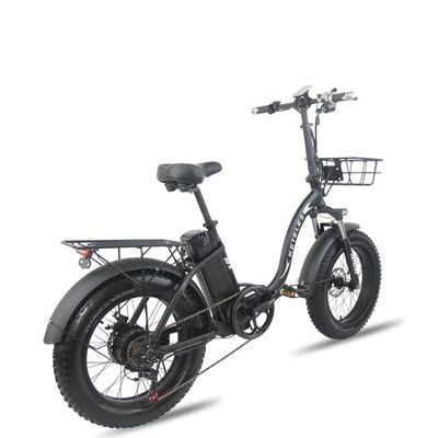 Bicicleta eléctrica plegable de neumáticos gordos de 1000W 20x4.0 con batería de litio de 18Ah de 48V