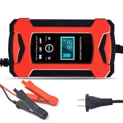 Testador de batería Pantalla de color LCD para motocicletas Coches SUV Camiones Plomo seco AGM GEL SLA