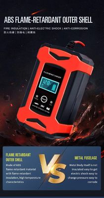 Testador de batería Pantalla de color LCD para motocicletas Coches SUV Camiones Plomo seco AGM GEL SLA
