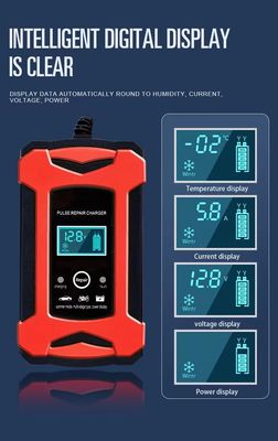 Testador de batería Pantalla de color LCD para motocicletas Coches SUV Camiones Plomo seco AGM GEL SLA
