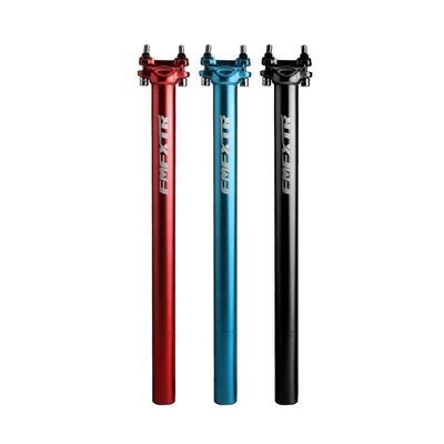 27.2/30.9/31.6*400mm Tubos rectos de doble clavo de aluminio para asiento de bicicleta de montaña