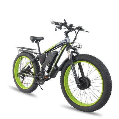 KETELES K800 Electric Fat Bike 1000W 17.5AH Batería de 26x4.0 pulgadas con doble motor y dos ruedas motrices