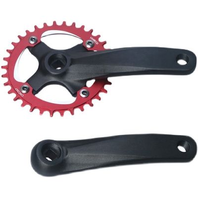 Crankset de bicicleta 104BCD 152mm Crankset no integrado/disco 32/34/36/38t en negro/azul/verde/rojo
